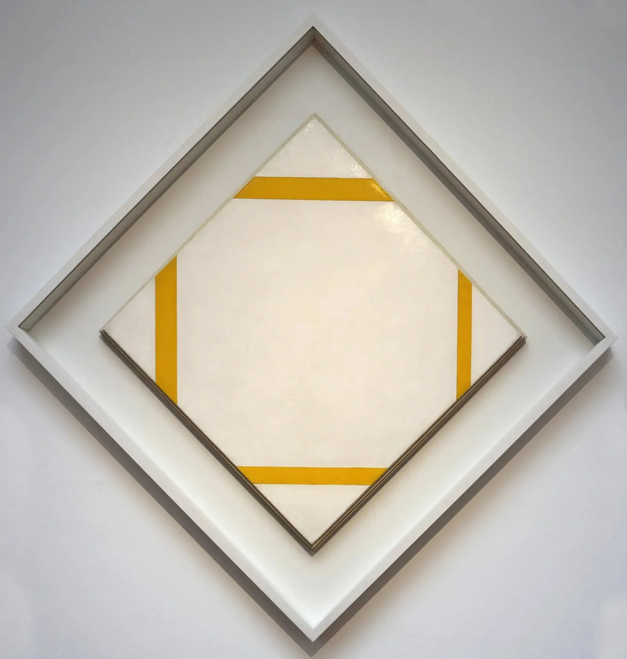 Komposition med gule linjer - Piet Mondrian