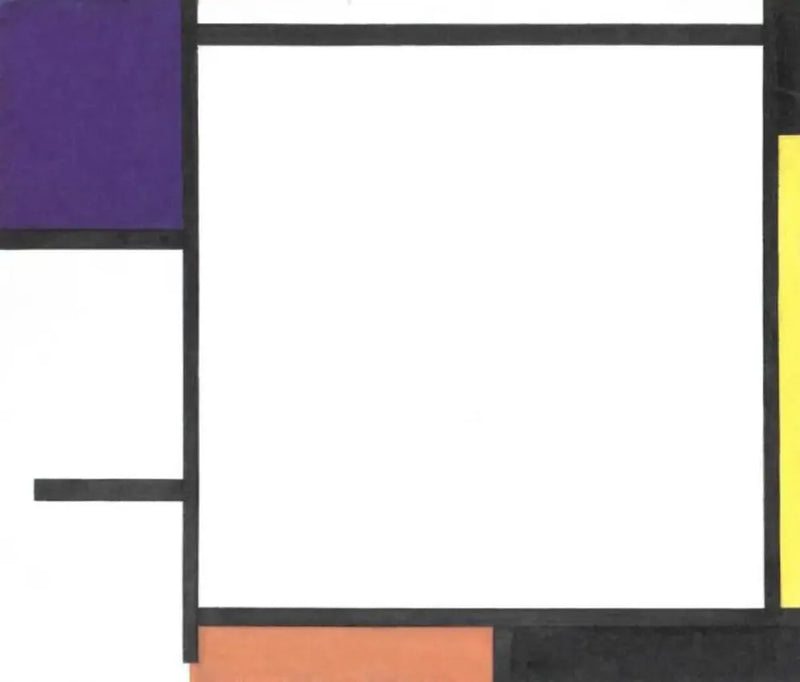 Komposition med blå, sort, gul og rød - Piet Mondrian