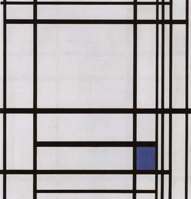 Komposition af linjer og farver: III - Piet Mondrian