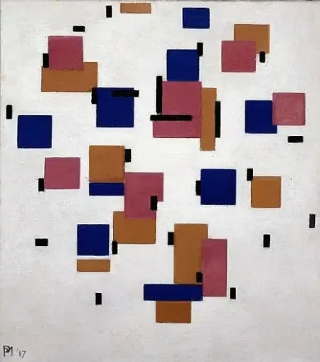 Farvesammensætning B - Piet Mondrian