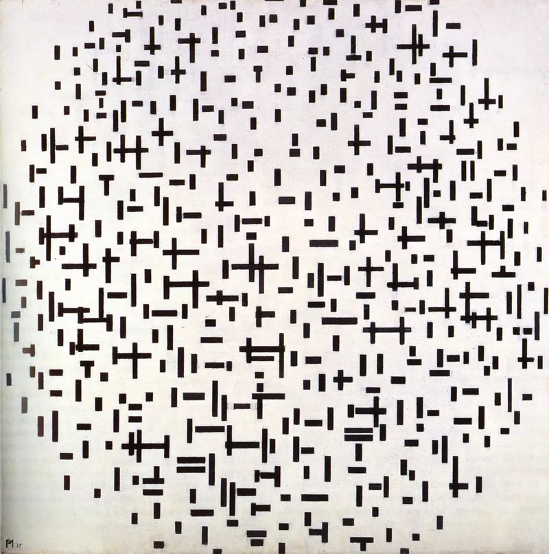 Online komposition, anden tilstand - Piet Mondrian