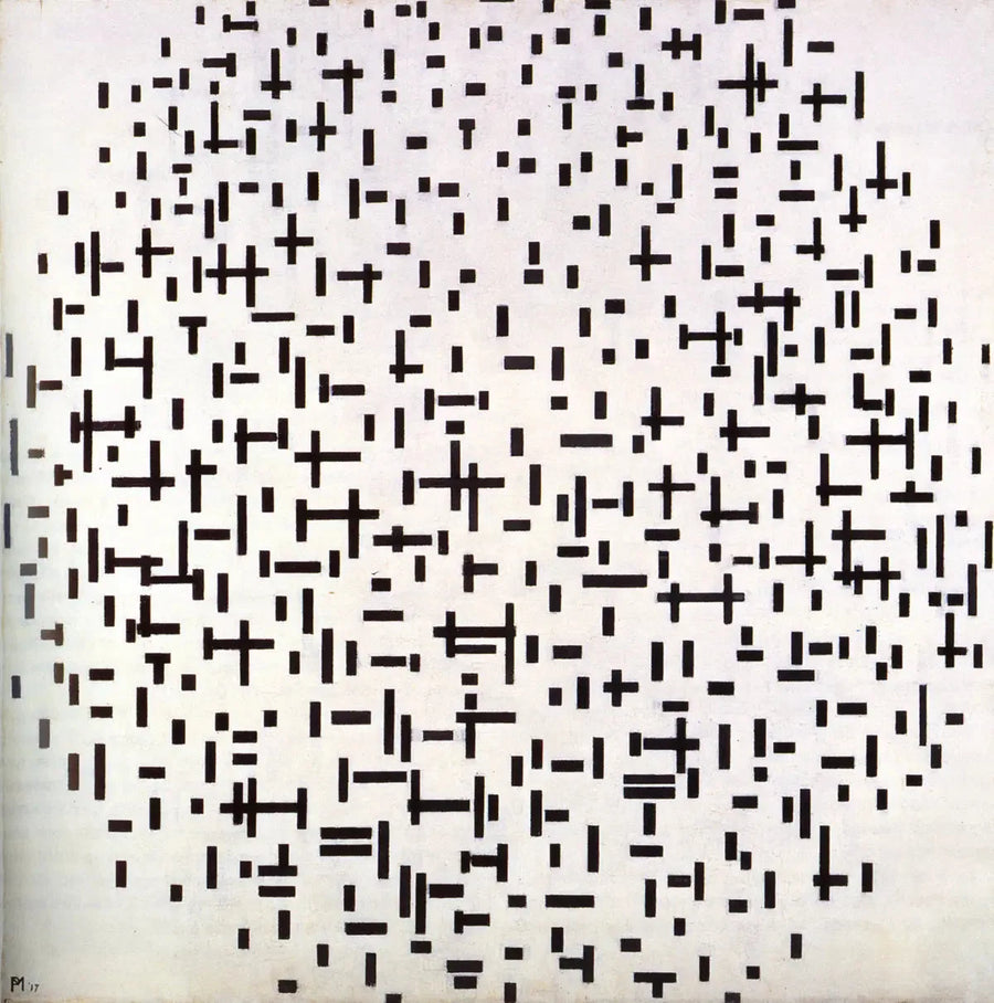 Online komposition, anden tilstand - Piet Mondrian