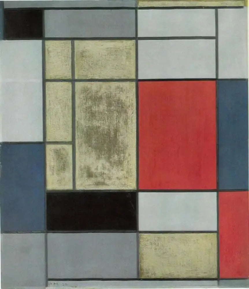 Komposition I - Piet Mondrian