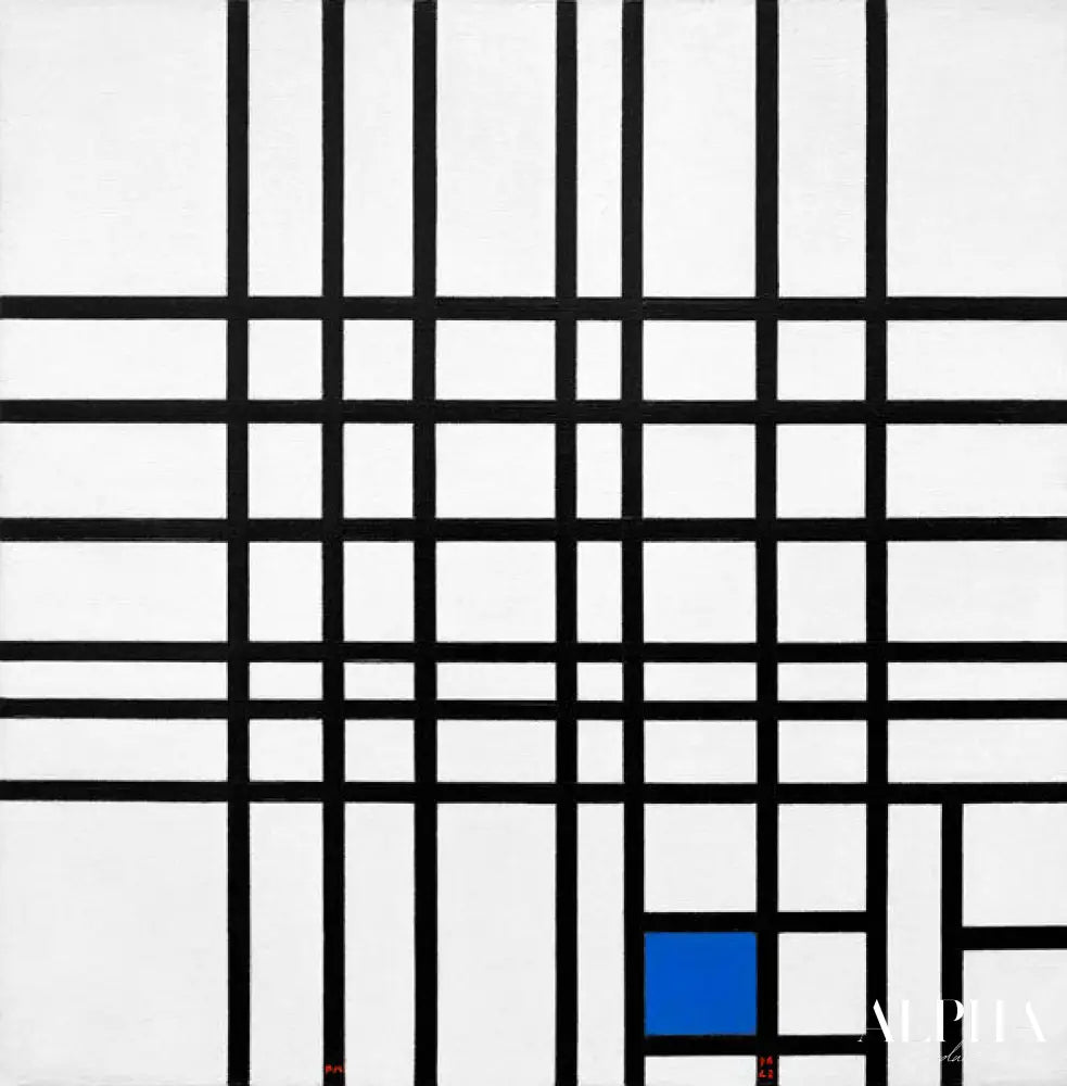 Composition n° 12 - Mondrian - Reproductions de tableaux et peintures haut de gamme