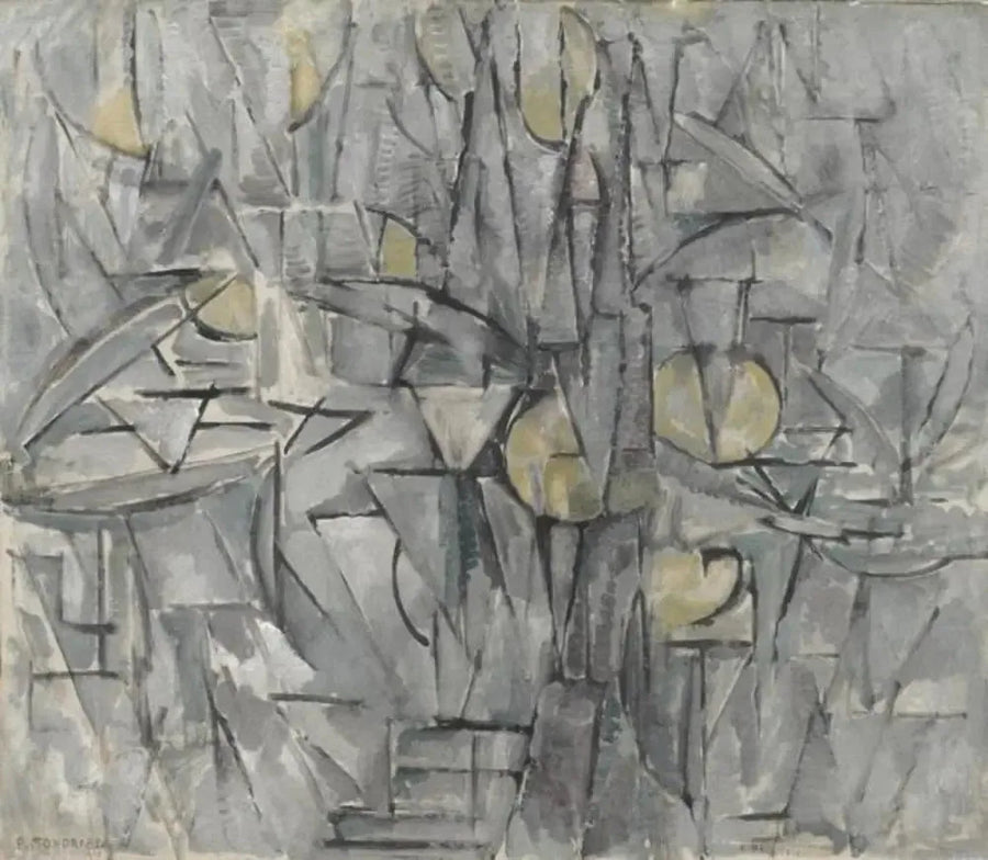Komposition nr. X (autentisk) - Piet Mondrian