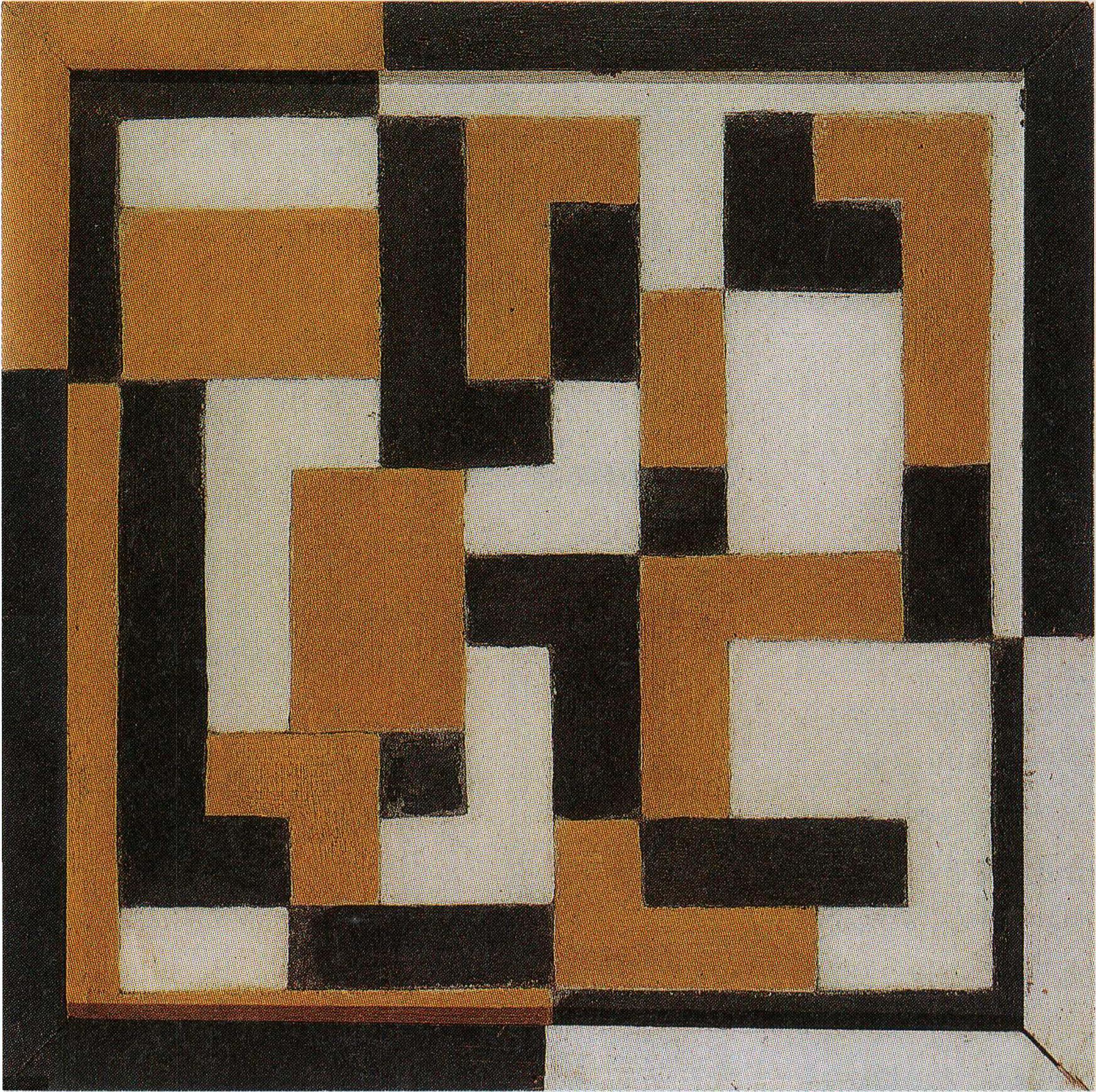 Composition - Theo van Doesburg image 1 reproduction réalisée par Alpha Reproduction