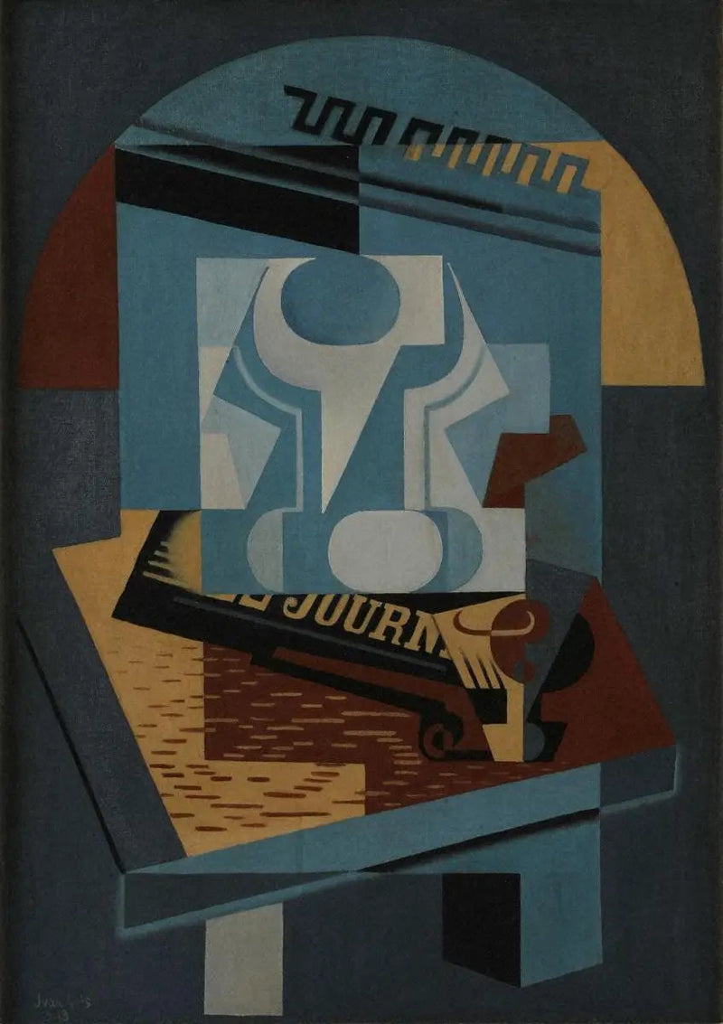 Kompotfad og avis - Juan Gris