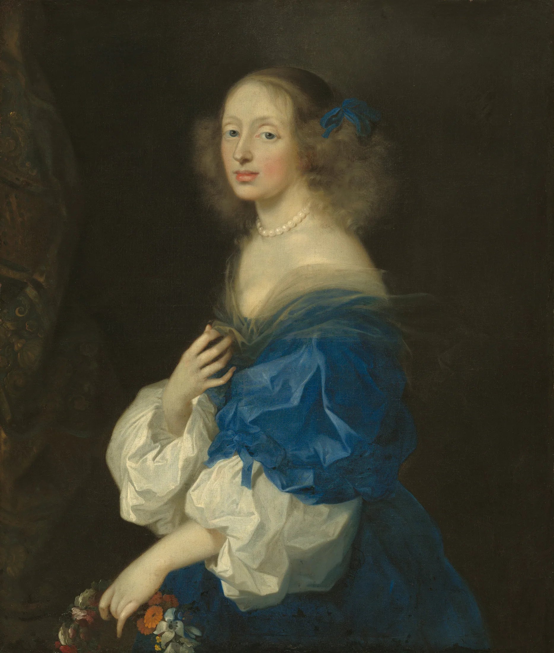 Comtesse Ebba Sparre - Sébastien Bourdon image 1 tableau peint à l’huile sur toile