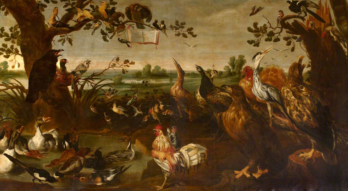 Concert d'oiseaux - Frans Snyders image 1 reproduction d’œuvre d’art à l’huile