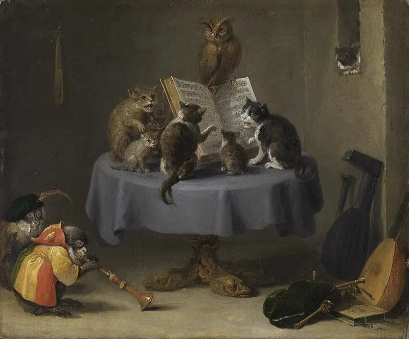 Kattekoncert - David Teniers den Yngre
