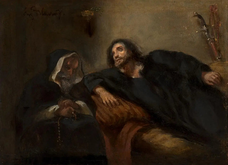 Giaourens Bekendelse - Eugène Delacroix