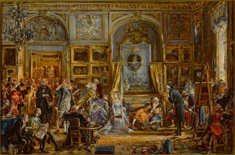 Forfatning af 3. maj. Kvartalsvalg. Uddannelseskommissionen. Deling af 1795. Uddrag fra serien « Civilisationshistorie i Polen ». - Jan Matejko