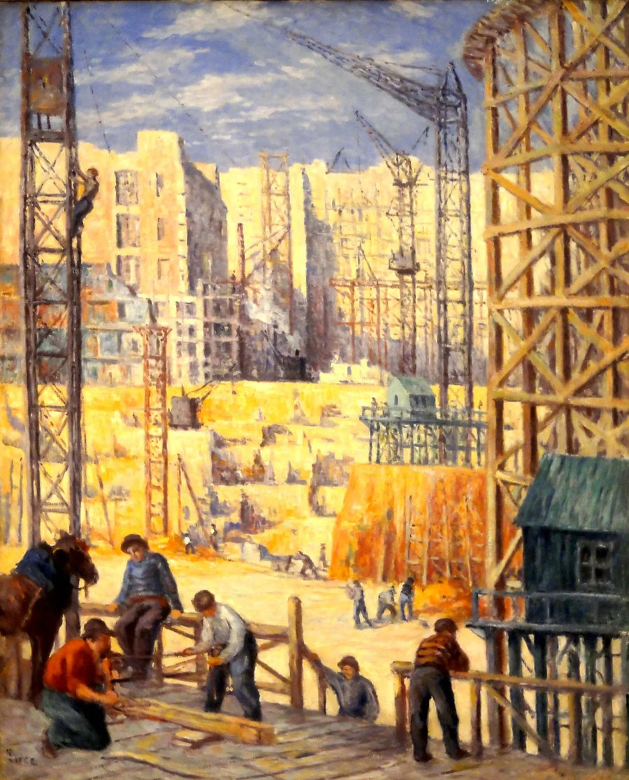 Konstruktion Quai de Passy - Maximilien Luce