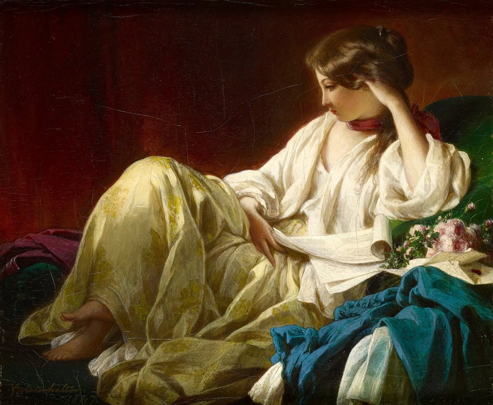 Contemplation - Franz Xaver Winterhalter - Alpha Reproduction