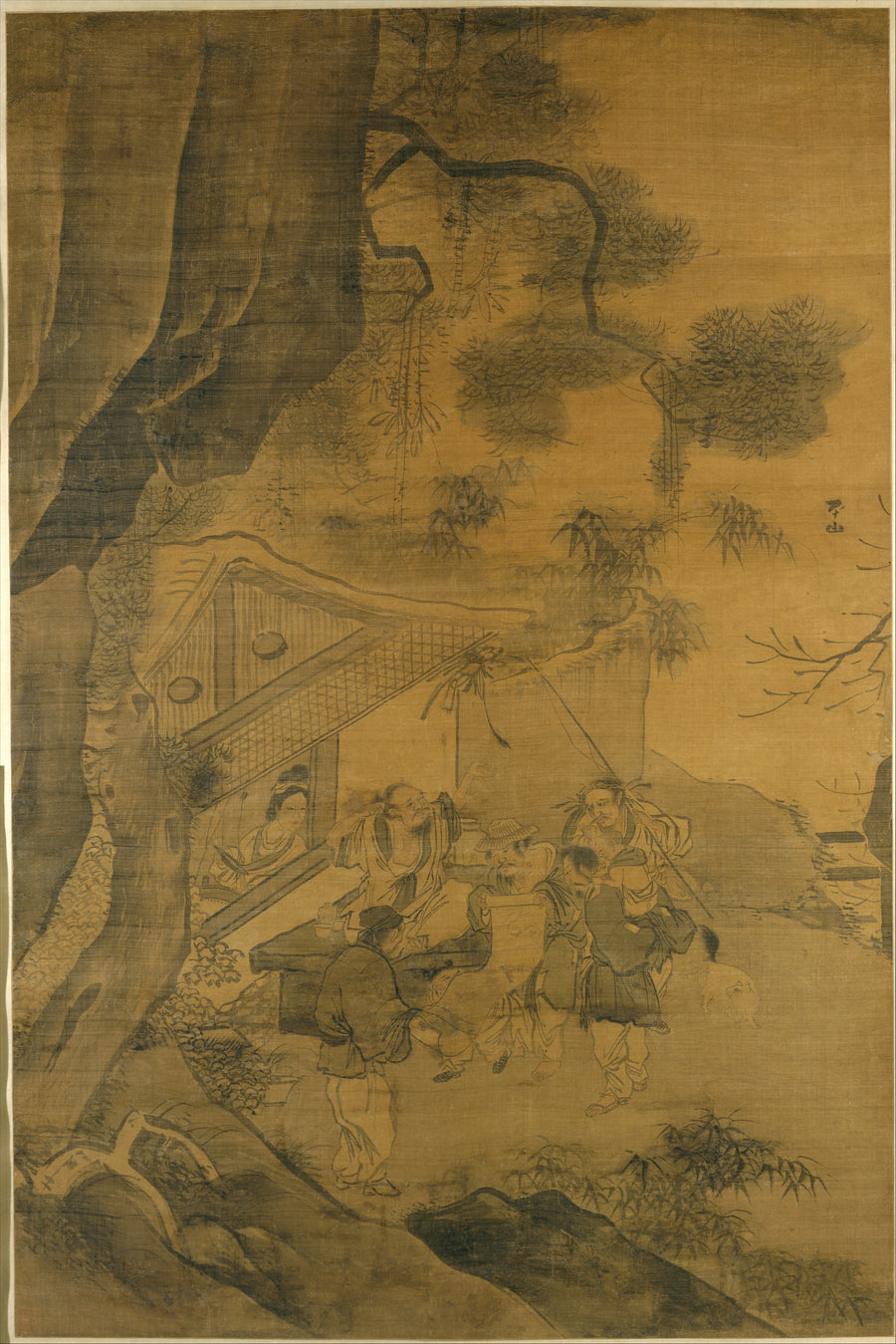 Contemplation d’une peinture - Zhang Lu
