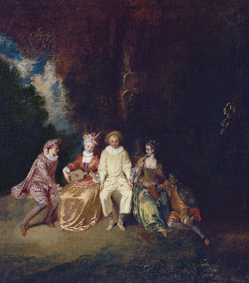 Indhold Pierrot - Antoine Watteau