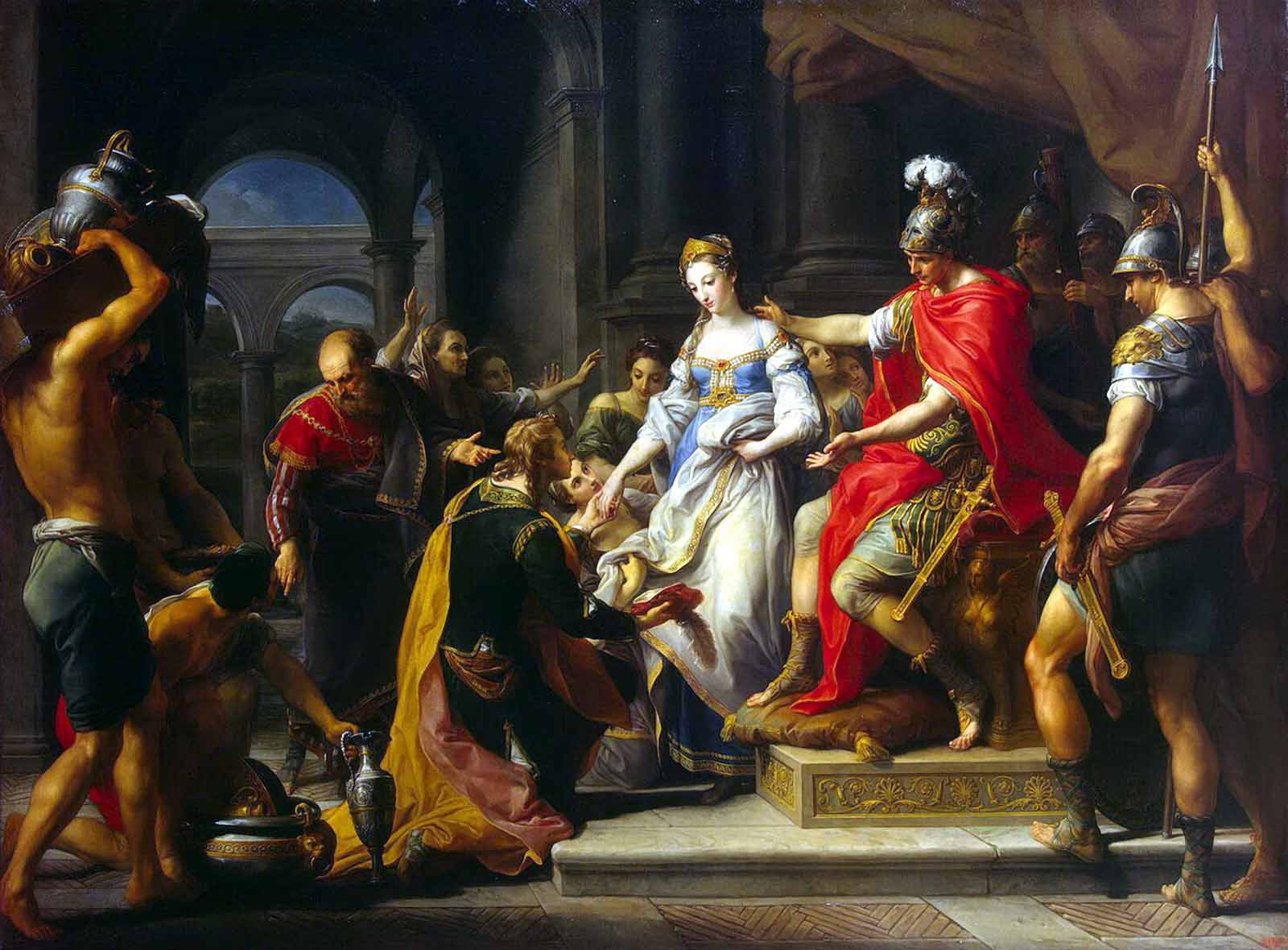 Continence de Scipion - Pompeo Batoni image 1 reproduction artisanale de tableau