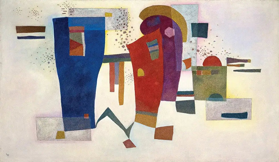 Kontrast ledsaget - Vassily Kandinsky