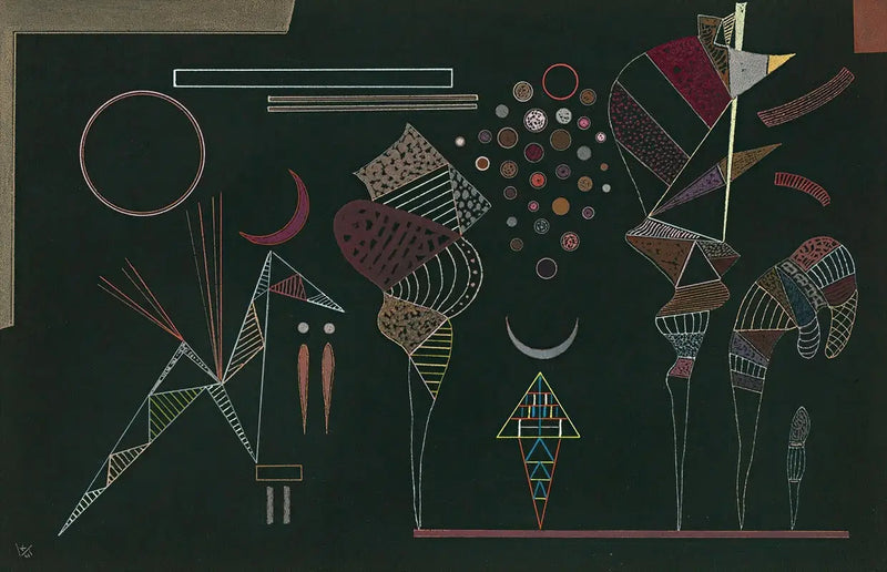 Reducerede kontraster - Vassily Kandinsky