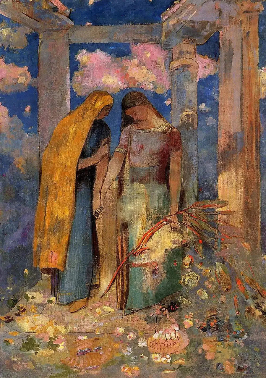 Mystisk samtale - Odilon Redon