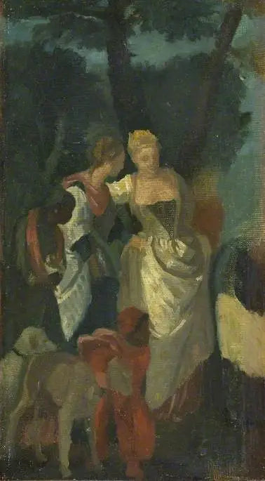 Kopi efter « Moses' opdagelse » af Veronese - Edgar Degas