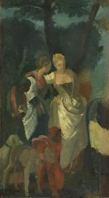 Kopi efter « Moses' opdagelse » af Veronese - Edgar Degas