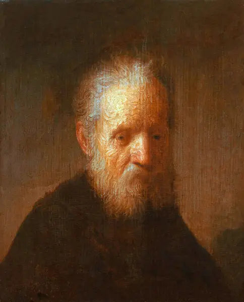 Kopi af « Buste af en gammel mand » - Rembrandt