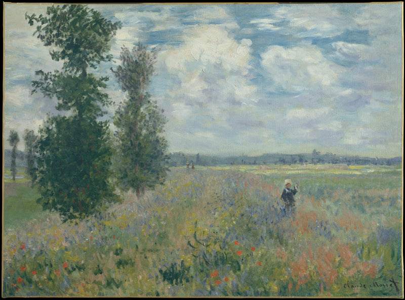 Valmuemarker nær Argenteuil W380 - Claude Monet