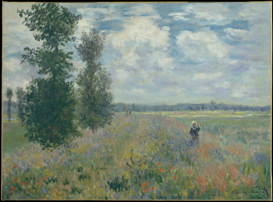 Valmuemarker nær Argenteuil W380 - Claude Monet
