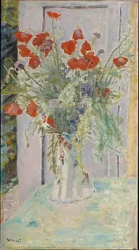 Valmuer i en vase - Pierre Bonnard