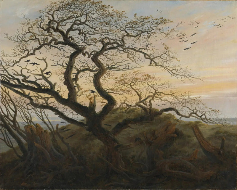 Ravnene på et træ - Caspar David Friedrich