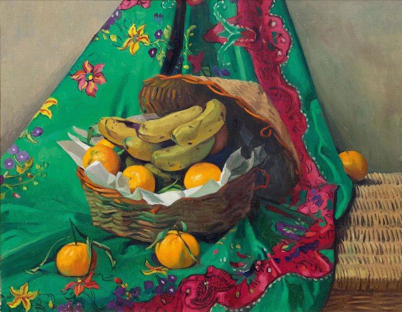 Mandarins- og bananekurv - Félix Vallotton