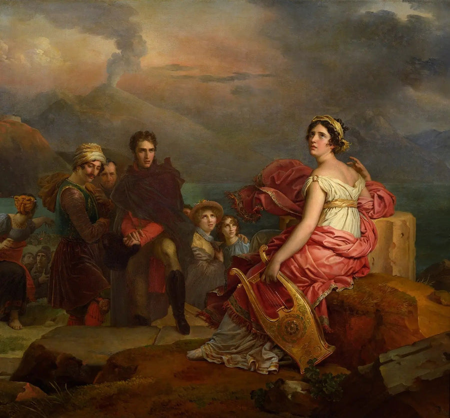 Corinne ved Cap Misène - François Gérard