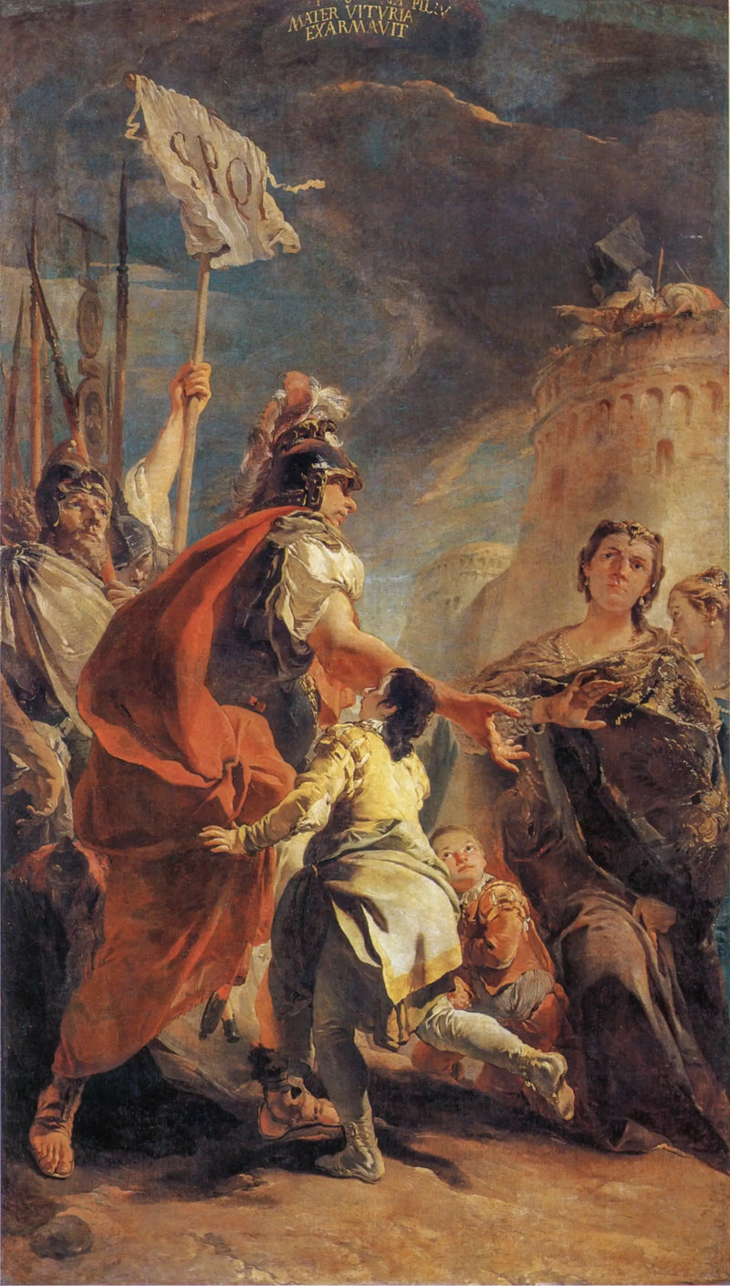 Coriolan ved Roms vægge - Giovanni Battista Tiepolo