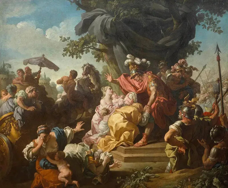 Coriolan hos Volsquerne - Louis Jean François Lagrenée