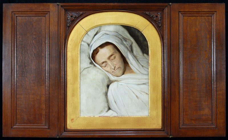 Cornelia Lamme Scheffer - På hendes dødsleje - Ary Scheffer