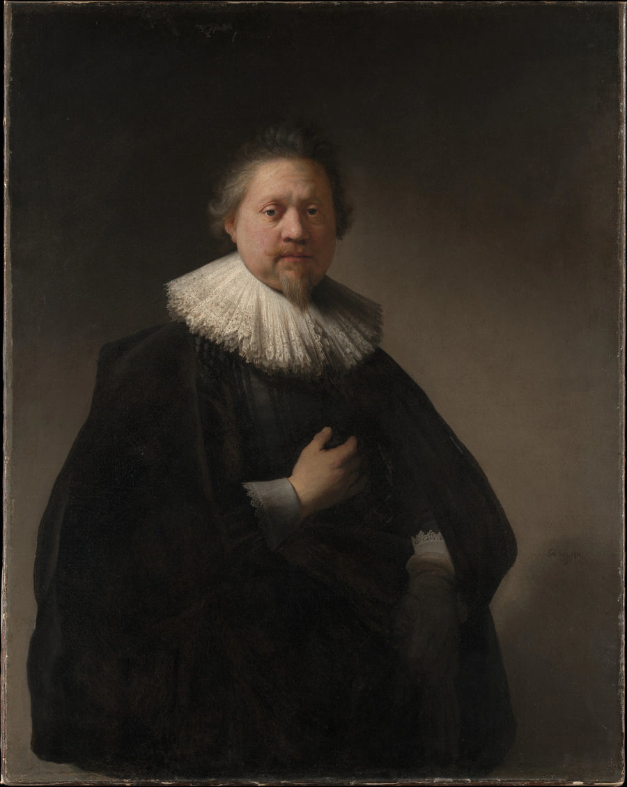 Portræt af en mand, sandsynligvis et medlem af familien Van Beresteyn - Rembrandt