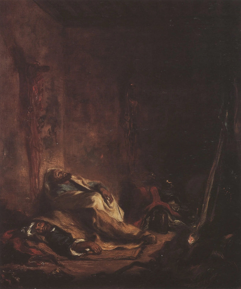 Vagtbygning i Meknès - Eugène Delacroix