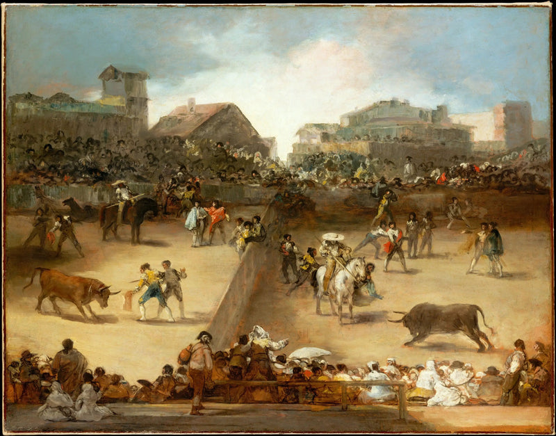 Korrida i den delte arena - Francisco de Goya