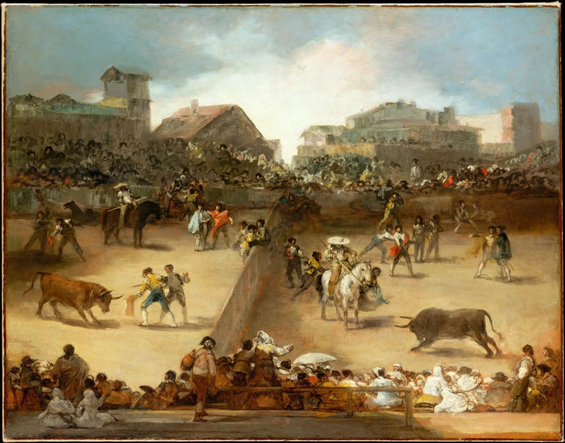 Korrida i den delte arena - Francisco de Goya