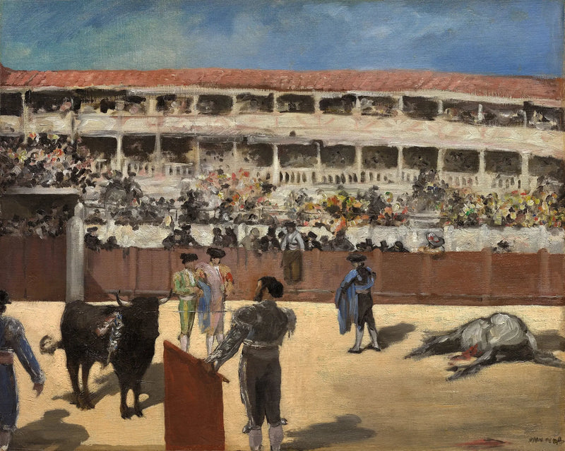 Corrida: tyren død - Édouard Manet