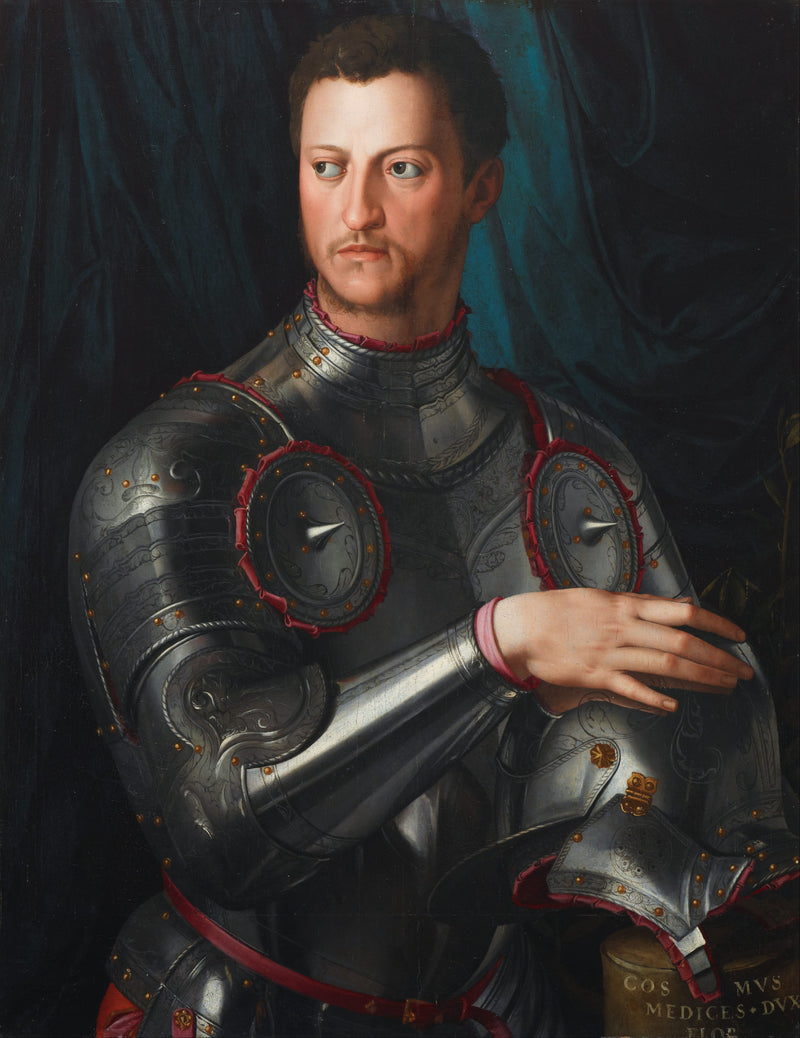 Cosme den Toskanske fyrste i rustning - Bronzino