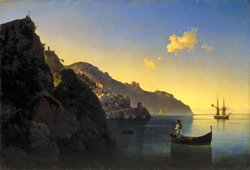 Amalfikysten - Ivan Aïvazovski
