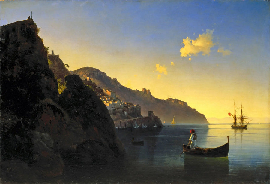 Amalfikysten - Ivan Aïvazovski