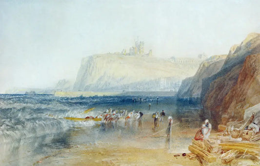 Côte de Whitby - William Turner - Reproductions de tableaux et peintures haut de gamme