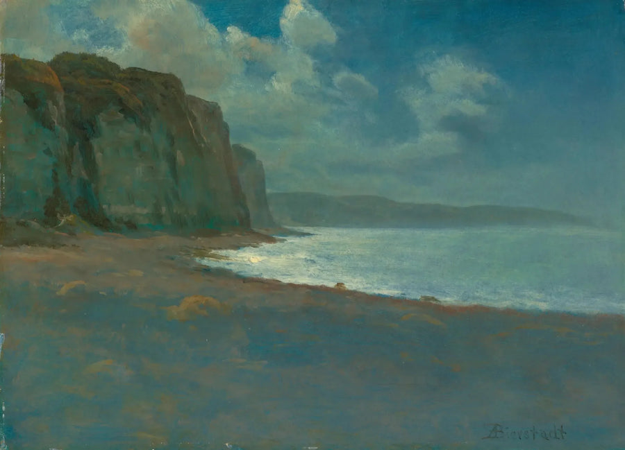 San Mateo Amt-kysten - Albert Bierstadt