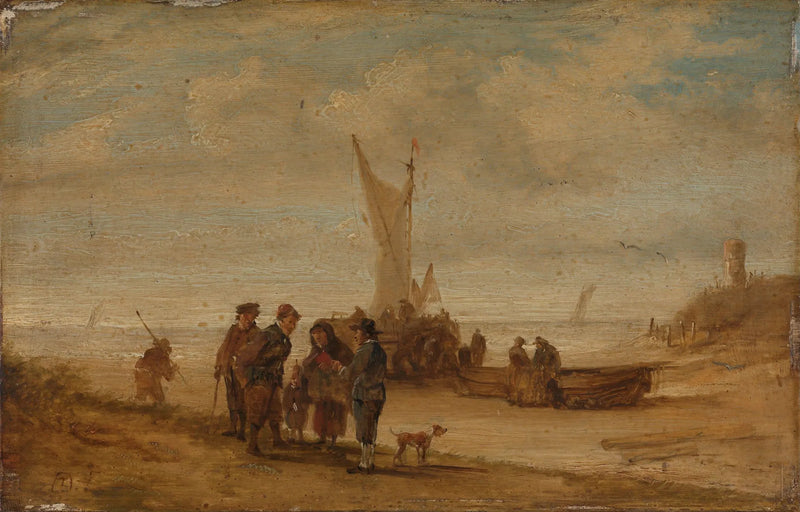 Flanderns kyst - David Teniers den Yngre