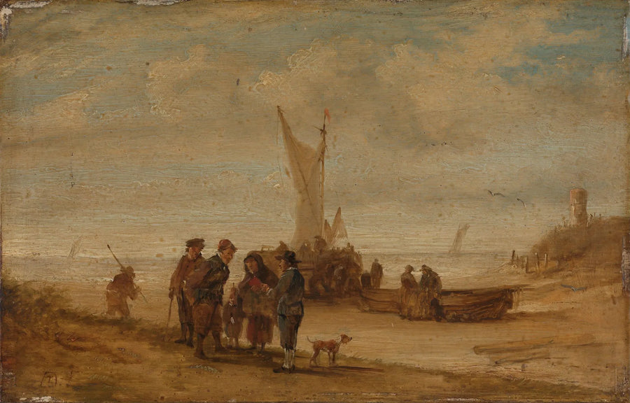 Flanderns kyst - David Teniers den Yngre
