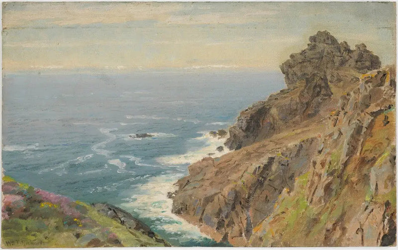 Côte nær Boscastle, Cornwall - William Trost Richards