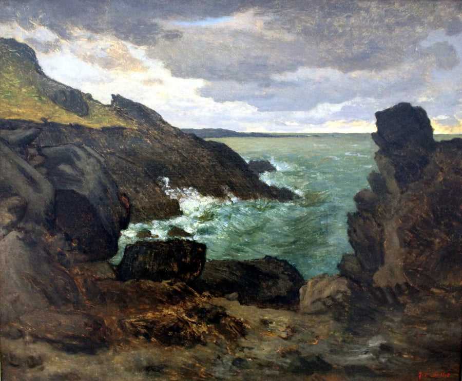 Kystklippe ved Gréville - Jean-François Millet